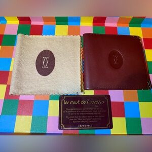 Vintage Cartier Bifold Wallet